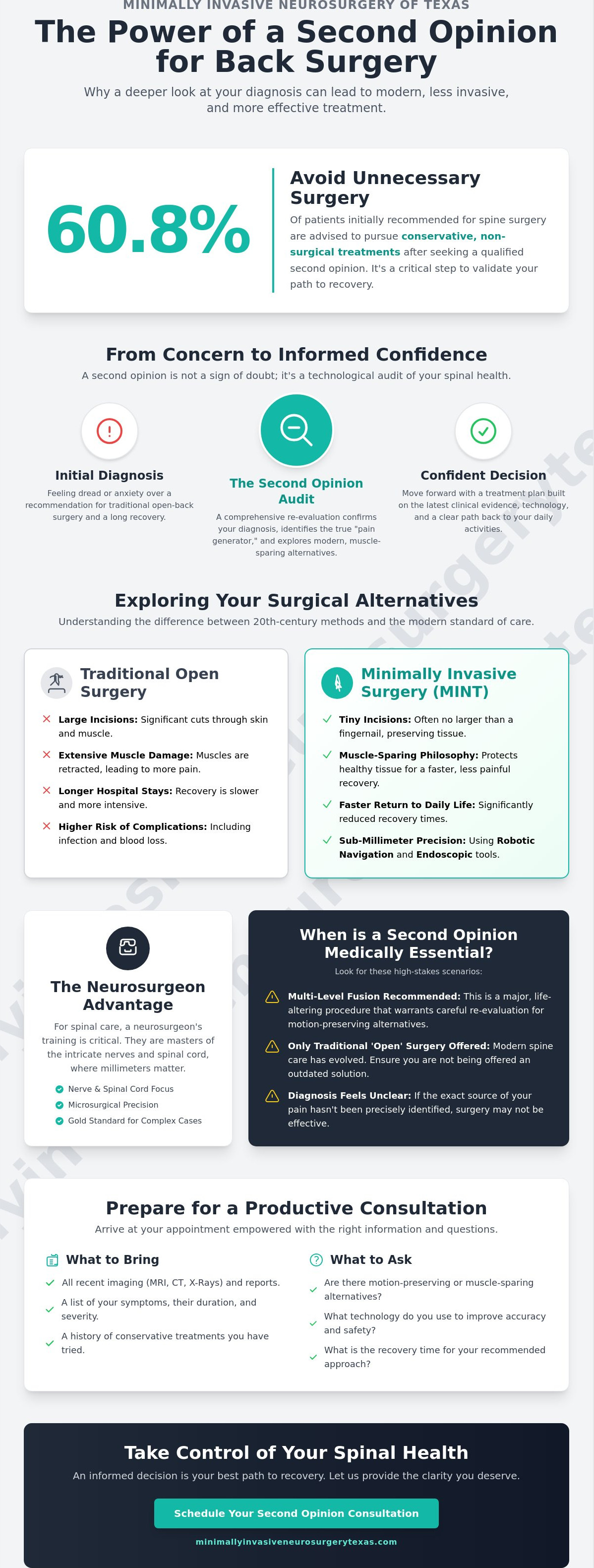 Second Opinion for Back Surgery in Lewisville: Navigating Your Options in 2026