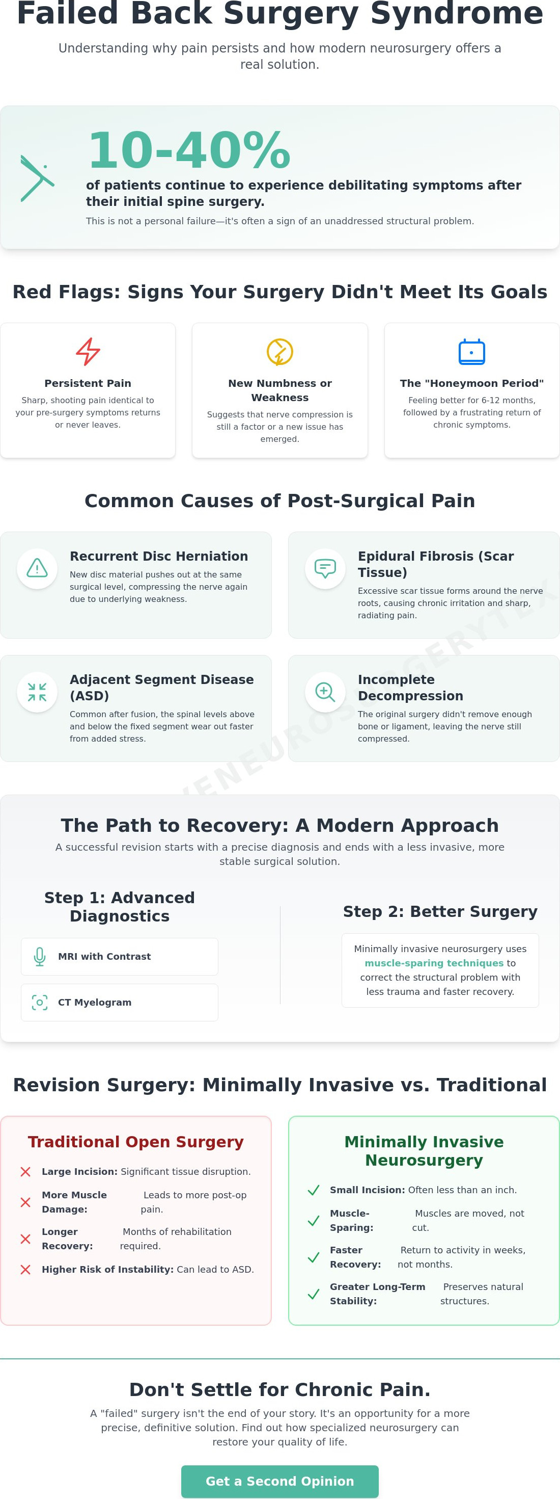 Failed Back Surgery Syndrome Treatment in Plano: Your Guide to Lasting Relief