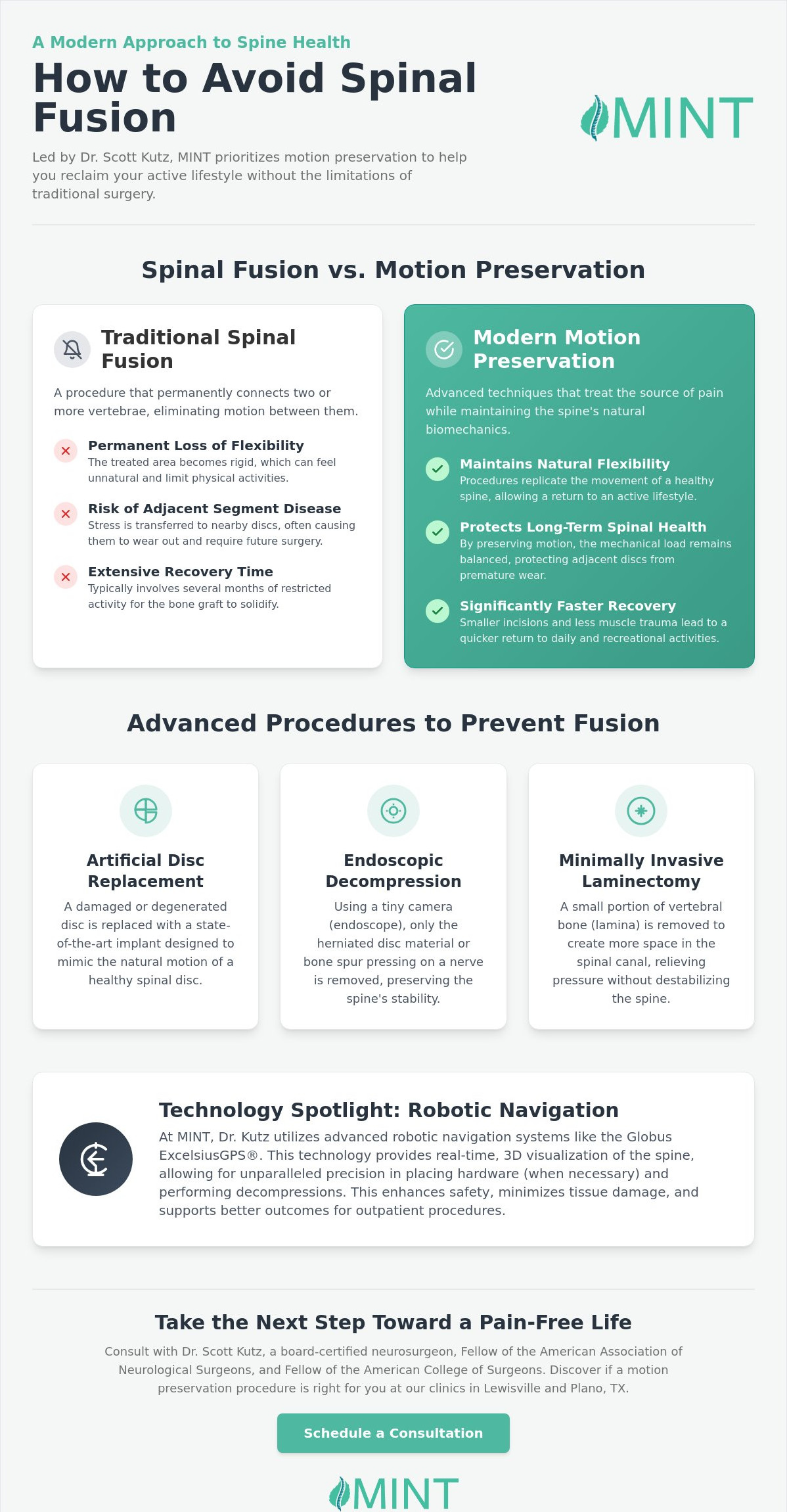 How to Avoid Spinal Fusion: A Comprehensive Guide to Motion Preservation in 2026