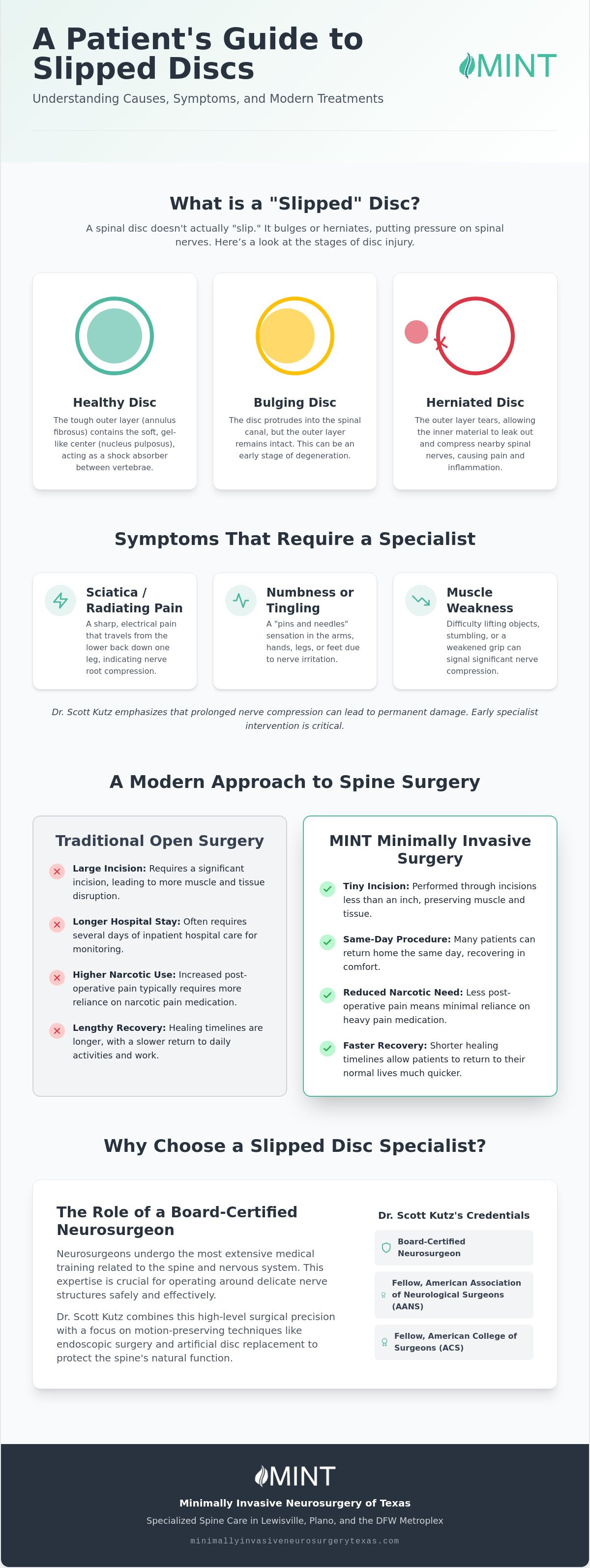 Slipped Disc Specialist: Advanced Treatment in Lewisville and Plano, TX