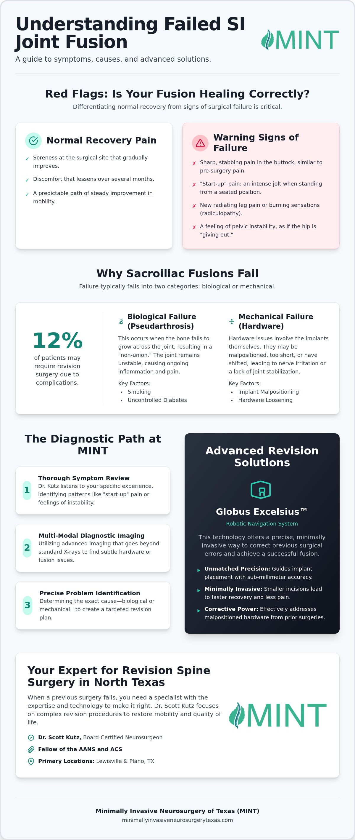 Failed SI Joint Fusion: 2026 Diagnosis & Relief Guide