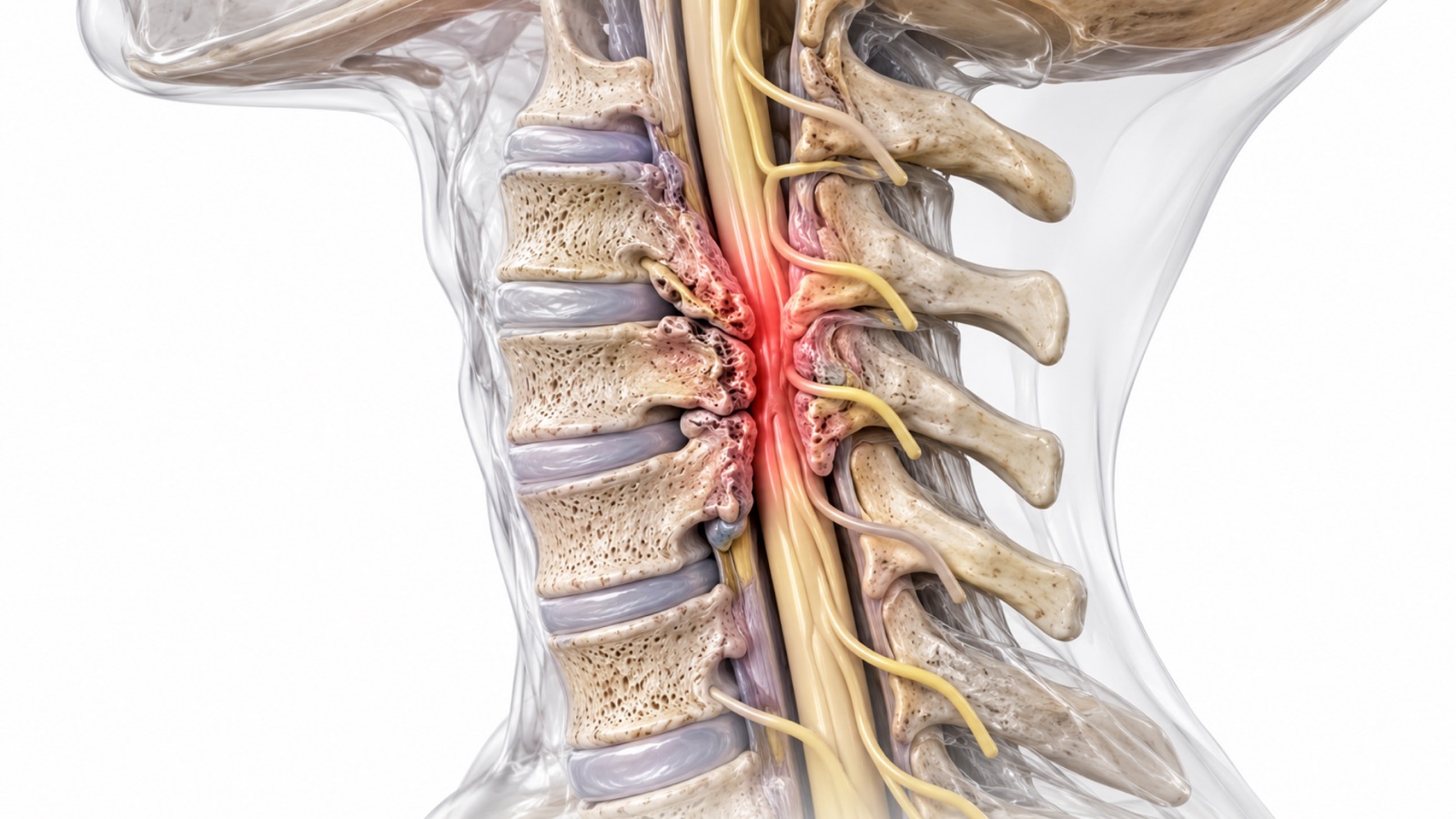 Cervical Stenosis and Myelopathy illustration — Minimally Invasive Neurosurgery of Texas, Lewisville and Plano TX