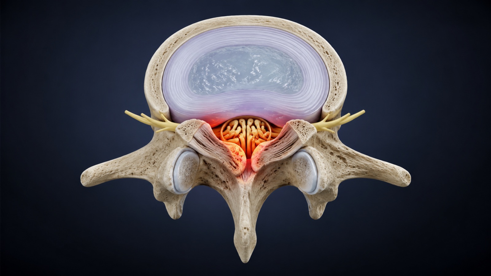 Lumbar Spinal Stenosis Treatment and Surgery illustration — Minimally Invasive Neurosurgery of Texas, Lewisville and Plano TX