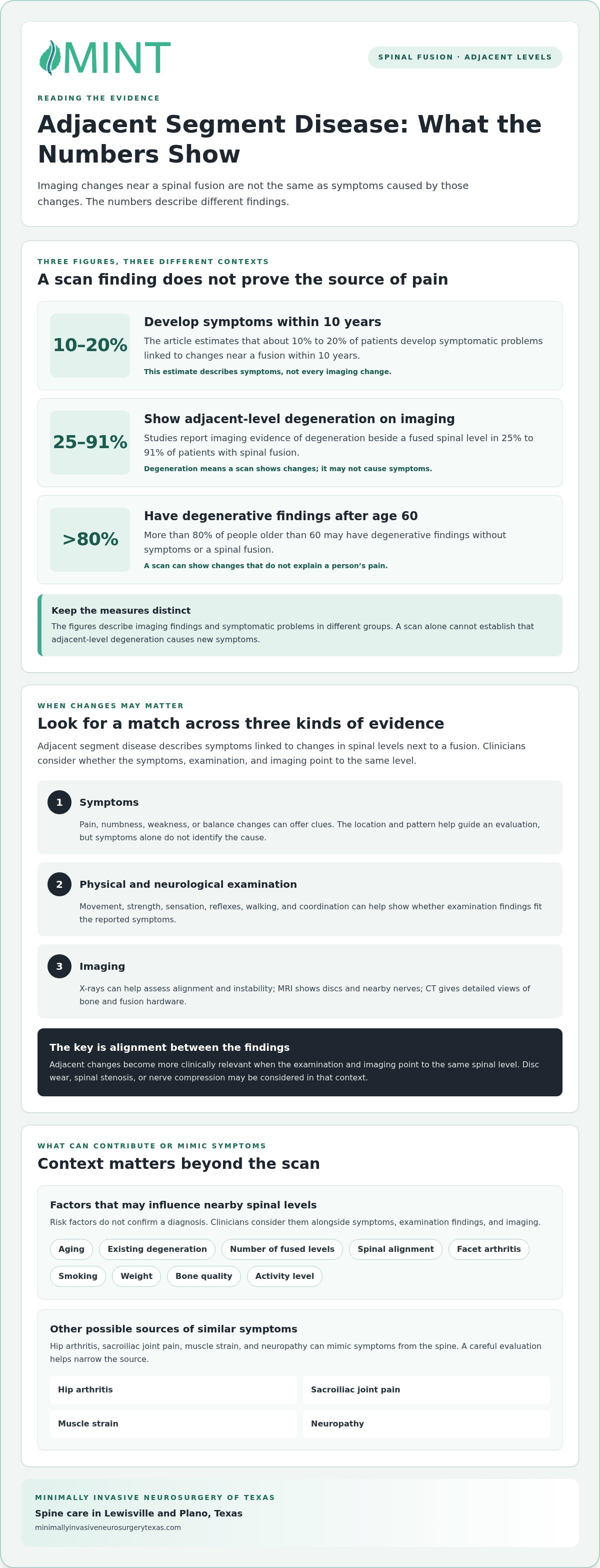 Adjacent Segment Disease: Symptoms and Causes After Spinal Fusion